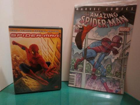 Spiderman DVD Original Edición de dos discos Y Cómic Perú 21