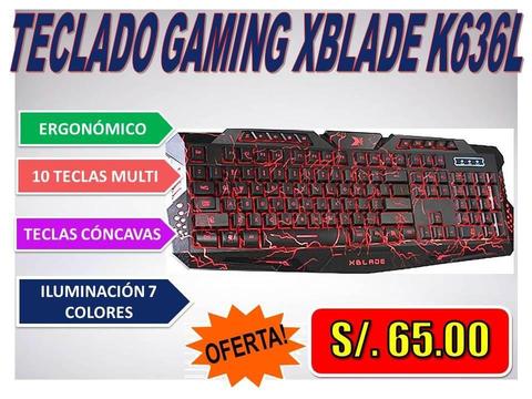 TECLADO GAMING XBLADE K636L
