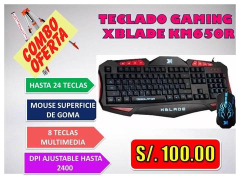 TECLADO GAMING XBLADE KM650R