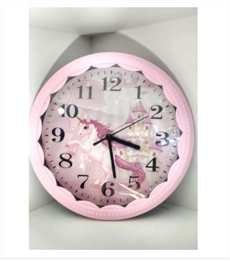 Reloj Decorativo Unicornio Rosa Hogar Regalo Can318