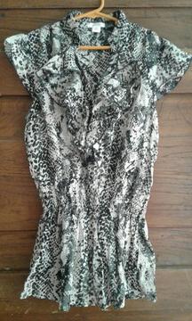 Blusa Animal Print Serpientexs/16new