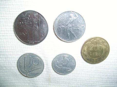 monedas italianas