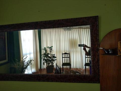 Espejo con marco de madera 97 cm x 190cm