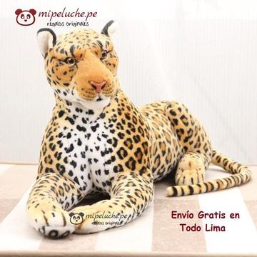 Peluche Leopardo Selva Tigre Simulación Real Felpa Importado