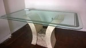 Tablero de vidrio para mesa de 8 sillas