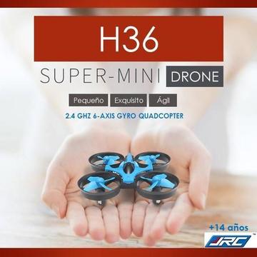 Mini Drone Jjrc H36 Quadcopter 2.4 Ghz 4ch 6axis Giro3d, estuche protector