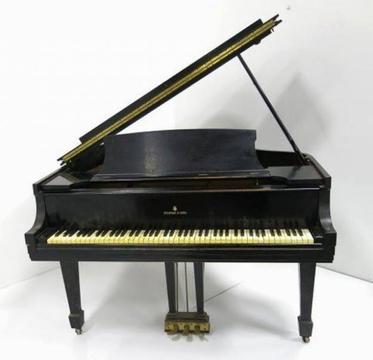 FANTASTICO PIANO DE COLA USADO MARCA STEINWAY MODELO M IMPORTADO DE USA