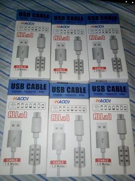 Cable USB de Carga y a la vez de Datos Fast con Filtro