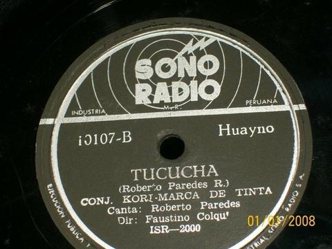 Conjunto Kori Marca De Tinta Tusuy Disco Carbon 78rpm