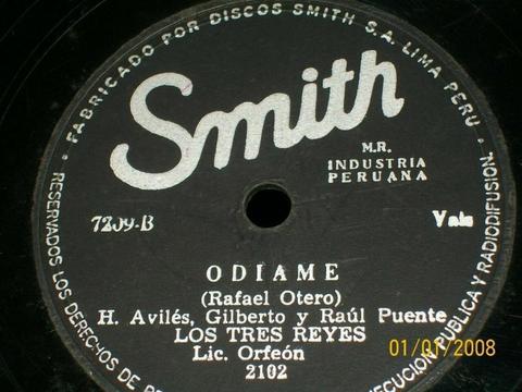 Los Tres Reyes Aviles Odiame Disco Carbon 78rpm