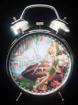 Reloj Despertador Vintage Campanita Tinkerbell Para Regalo