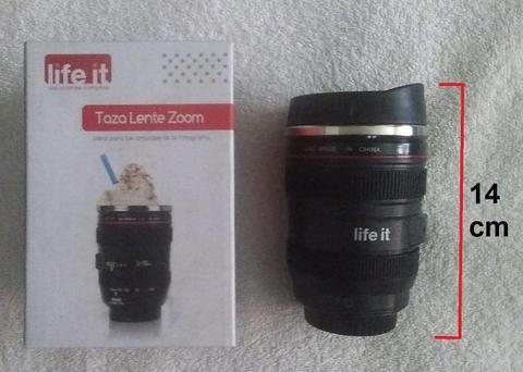 TAZA MUG FORMA DE LENTE DE CAMARA - NUEVO