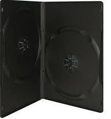 Navidad Estuche MediaRange Caja DVD Doble 14mm color negro