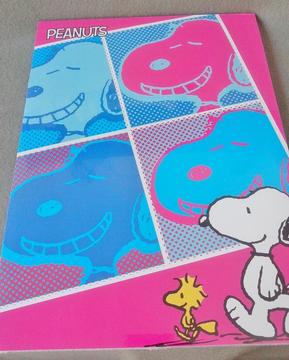 Block A4 cuadriculado: Carátulas de Snoopy