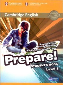 Cambridge English Prepare 1 libro en PDF incluye Workbook, Teachers Book y Audios en MP3