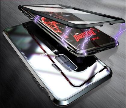 Funda Cases metalico Protector magnetico imantado Samsung Galaxy S8, S8 Plus, S9, S9 Plus