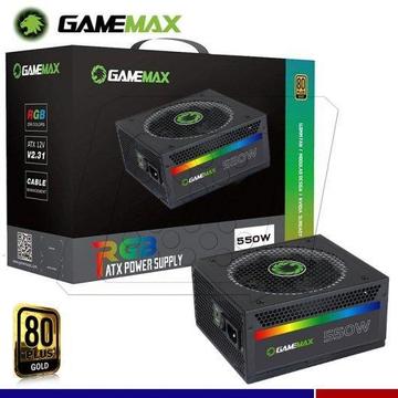 FUENTE DE PODER GAMEMAX ( RGB-550 ) 550W 80 PLUS GOLD