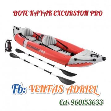 Bote Kayak Excursion Pro 2 Personas Remo
