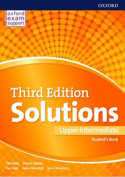 Solutions third edition Upper Intermediate libro en PDF incluye teachers book, workbook y audio CDs