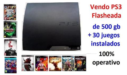 Vendo Ps3 Flasheado Seminuevo