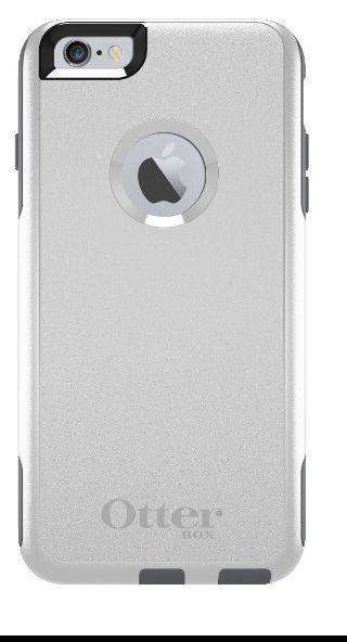 Case Otterbox Commuter Iphone 6/6s Plus Blanco Y Plomo ORIGINAL importado de Amazon