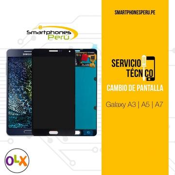 Cambio de Pantalla Samsung Galaxy A3 A5 A7 A9 Servicio Técnico Samsung