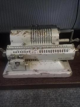 Maquina Sumar Calculadora Vintage Antiguedad Coleccionista