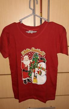 Polo Rojo Navidad Talla 12 Niño 6 a 7 Añ
