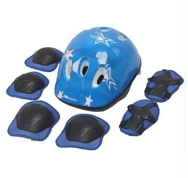 cascos nuevos para niños set completo en rosado y azul servicio de envio gratuito