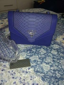 Cartera Azul Guess Original