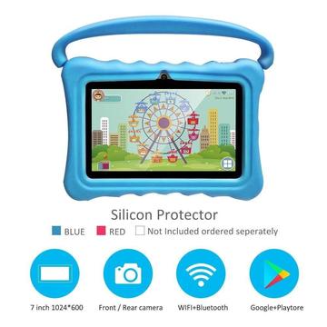 Tablet niños Android Quad Core 7 pulgadas WiFi Camera Games IPS 8GB Storage