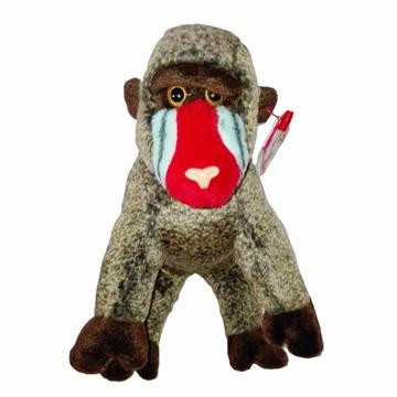Peluche de Mandril mono gorila 16cm TY Original de EEUU nuevo Regalo Navidad amor cumpleaños