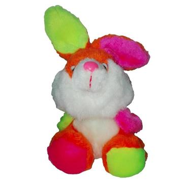 Peluche Conejo multicolor 21cm Regalo Navidad Amor Cumpleaños Sorpresa