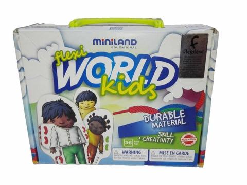 Juguete Didactico kit costura Flexi World Kids 23cm Miniland Educational original de EEUU regalo Navidad amor