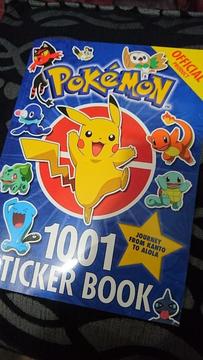 Libro de Stickers Pokemon Original