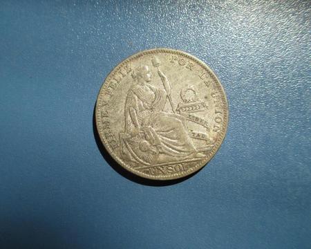 Moneda Un Sol de plata de 1925