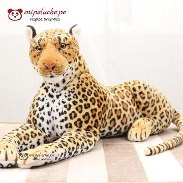 Peluche Leopardo Selva Tigre Simulación Real Felpa Importado