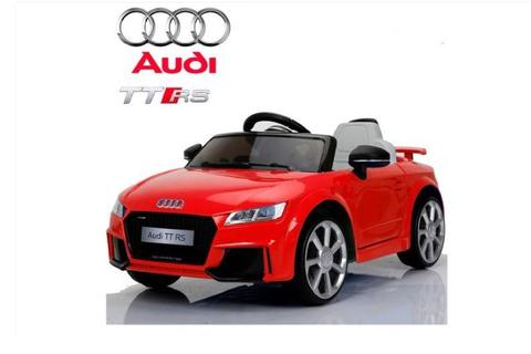 Carro Eléctrico Batería auto para Niños Ride On Audi Tt Rs Rojo Nuevo