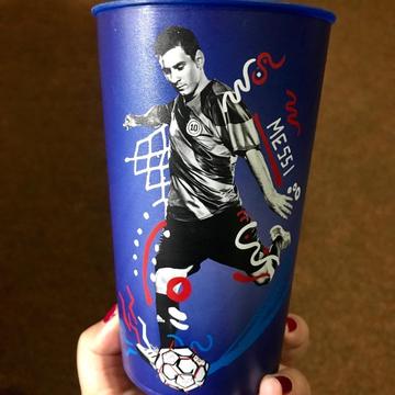 Vaso Leonel Messi de Pepsi de Colección