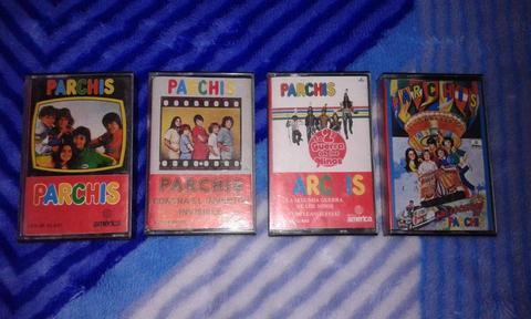 Casetes de Coleccion de Parchis Yola Polastry Menudo Xuxa