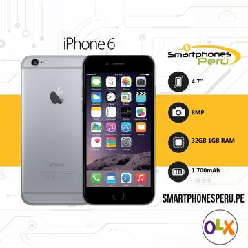 Celular iPhone 6 32GB •Originales y Sellados• Smartphonesperu.pe