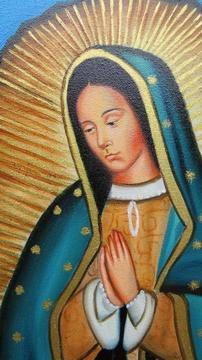 Nuestra Señora De Guadalupe - Pintura Al Óleo (jsedamanos)