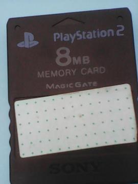Memory card de 8mb para PLAY STATION 2 precio 20 soles