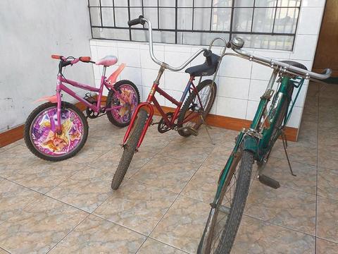 Bicicletas niña, mujer, hombre