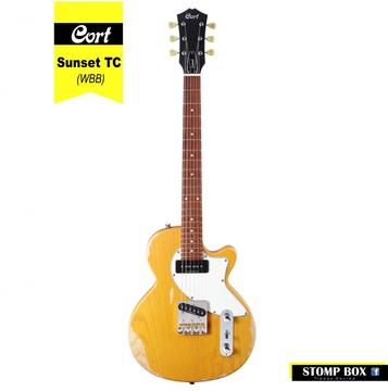 Guitarra eléctrica Cort Sunset TC WBB incluye funda
