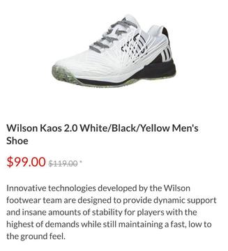 Zapatillas para Tenis Marca Wilson