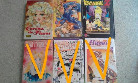 Mangas originales Dragom Ball Z Sailor Moom Detective conan etc