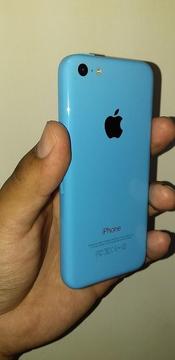 Carcasa iPhone 5c Posterior Original y nueva de color celeste,marca Apple
