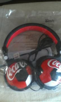 Audífonos Auriculares Coca Cola 2018 D14