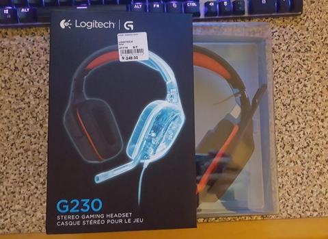 headset auriculares logitech G230 NUEVOS SELLADOS